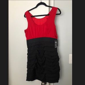 Express NWT size 12 red and black dress